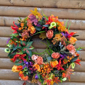 Autumn door wreath 1